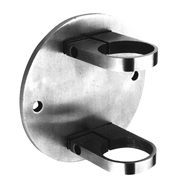 10018-R - POST MOUNTING BRACKET WITH BASE PLATE - ROUND