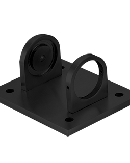 10018-SQ - POST MOUNTING BRACKET WITH SQUARE BASE PLATE