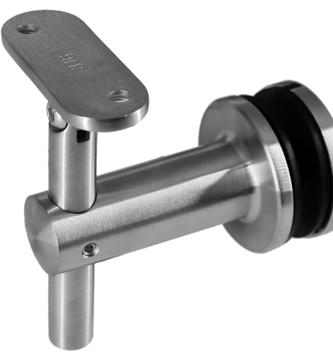10218-FS - GLASS TO RAIL FLAT SADDLE ADJUSTABLE