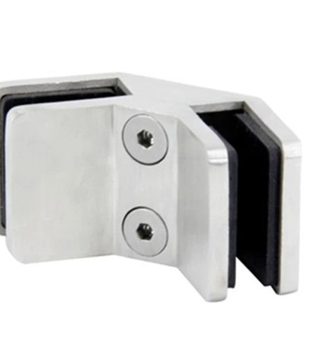 104528 - HEAVY DUTY GLASS CALMP 90° STIFFENER FOR 10MM / 12MM GLASS