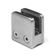 105570R - HEAVY DUTY GLASS CLAMP 55MM X 70MM ROUND REST, FOR GLASS THICKNESS UPTO 21.52MM (ORDER GASKET SEPERATELY)