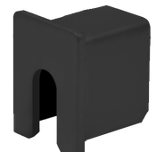 15005W - WALL MOUNT END CAP