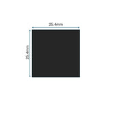 15055 - ALUMINUM U PROFILE END CAP