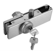 26211 - CORNER PATCH LOCK W/ STRIKE PLATE (AMERICAN CYLINDER)