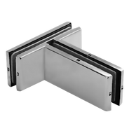 26230-WF - DOUBLE GLASS CONNECTOR W/ FIN FITTING INSIDE