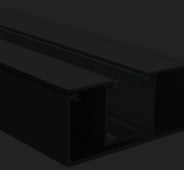 27612 - 4" X 120" LONG SIDELITE RAIL, STORE FRONT
