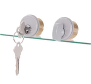 27621 - CYLINDER THUMB TURN COMBO, DOOR RAIL LOCKING ASSEMBLY FOR STORE FRONT