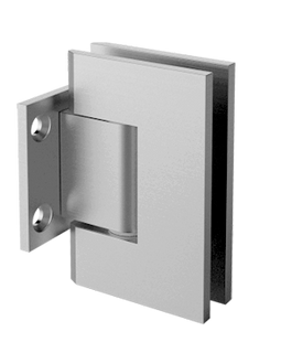 30007 - WALL TO GLASS SHORT PLATE SQUARE EDGE HINGE