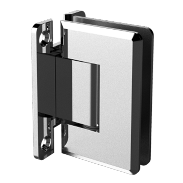 40002 - WALL TO GLASS H-PLATE BEVELED EDGE HINGE