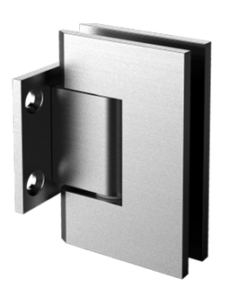 50079 - WALL TO GLASS SHORT PLATE HEAVY DUTY SQUARE EDGE ADJUSTABLE HINGE