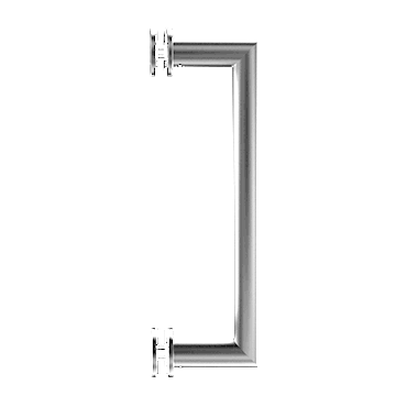 60023H - PULL HANDLE W/ WASHERS HALF PROFILE, MITERED