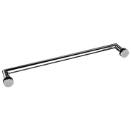 60240-MTS - ø19 MITERED SINGLE SIDE TOWEL BAR 24"