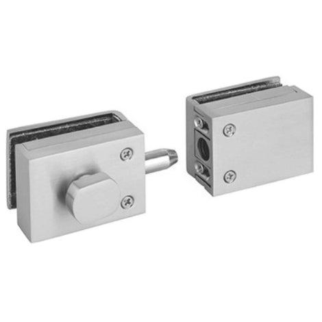 71108 - GLASS DOOR LOCK W/ STRIKE BOX