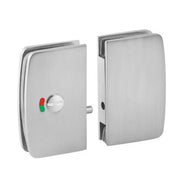 71110 - GLASS DOOR LOCK W/ STRIKE BOX & INDICATOR