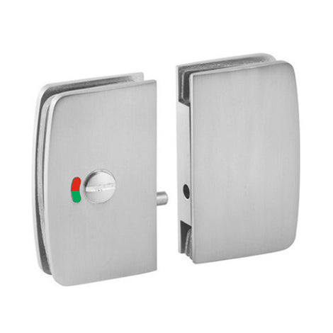 71110 - GLASS DOOR LOCK W/ STRIKE BOX & INDICATOR