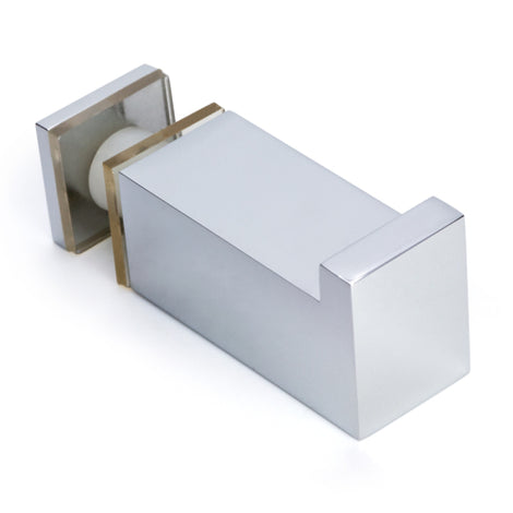 35032D - GLASS MOUNTED SQUARE ROBE HOOK