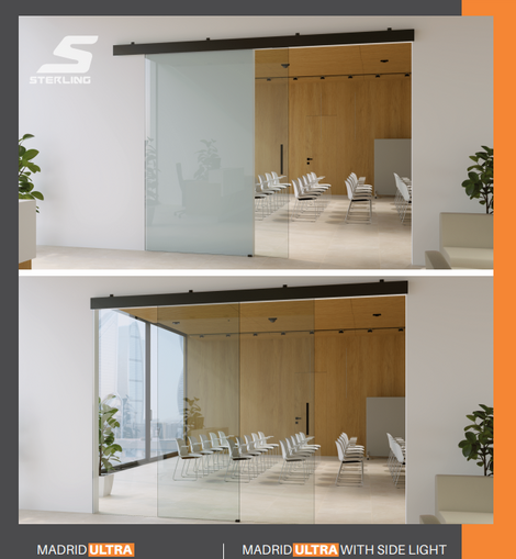 26166 MADRID ULTRA  - SUPER HEAVY DUTY SOFT CLOSE SLIDERS FOR SINGLE DOORS (KIT)