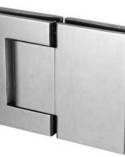 10924 - HYDRAULIC HINGE GLASS TO GLASS 180° (HEAVY DUTY VENTURA SERIES)