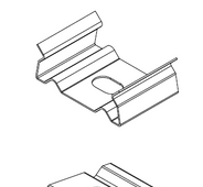 90001-L BRACKET - L BRACKET FOR 10021 & 90001-CHANNEL WITH DIFFUSER LED HANDRAIL