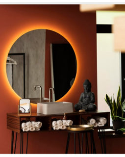 NON-LED ROUND MIRROR 36" BEVELED EDGE