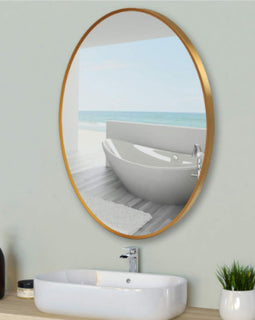 NON-LED OVAL MIRROR 24" x 36" BEVELED EDGES