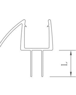 35021-1 - WATER SEAL, BOTTOM OF SWING DOOR