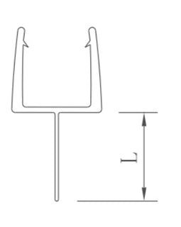 35021-5 - WATER SEAL, BOTTOM OF SWING DOOR