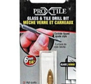 17106 - GLASS & TILE BIT 1/4" X 80mm CARBIDE TIP 1/4" SHANK